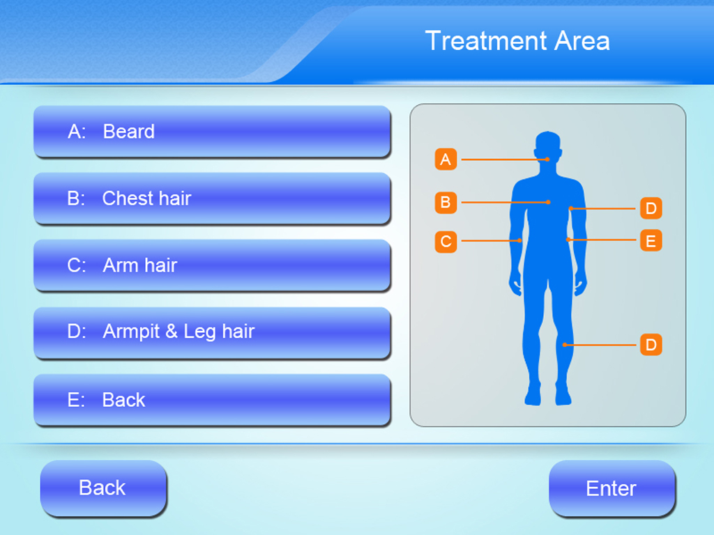808nm diode laser equipment screen Écran d'équipement laser à diode 808nm