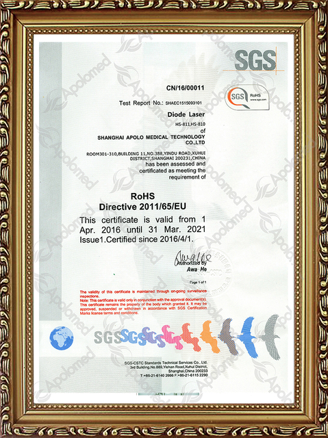 laser &agrave; diode Rohs