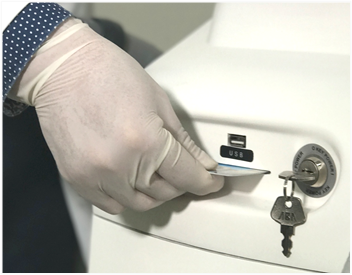 QS laser IC card function Fonction de carte IC laser QS