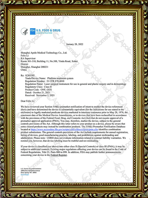 Syst&egrave;me de traitement de plate-forme USA FDA