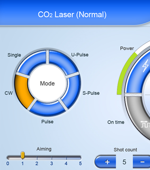 Écran laser C02 1