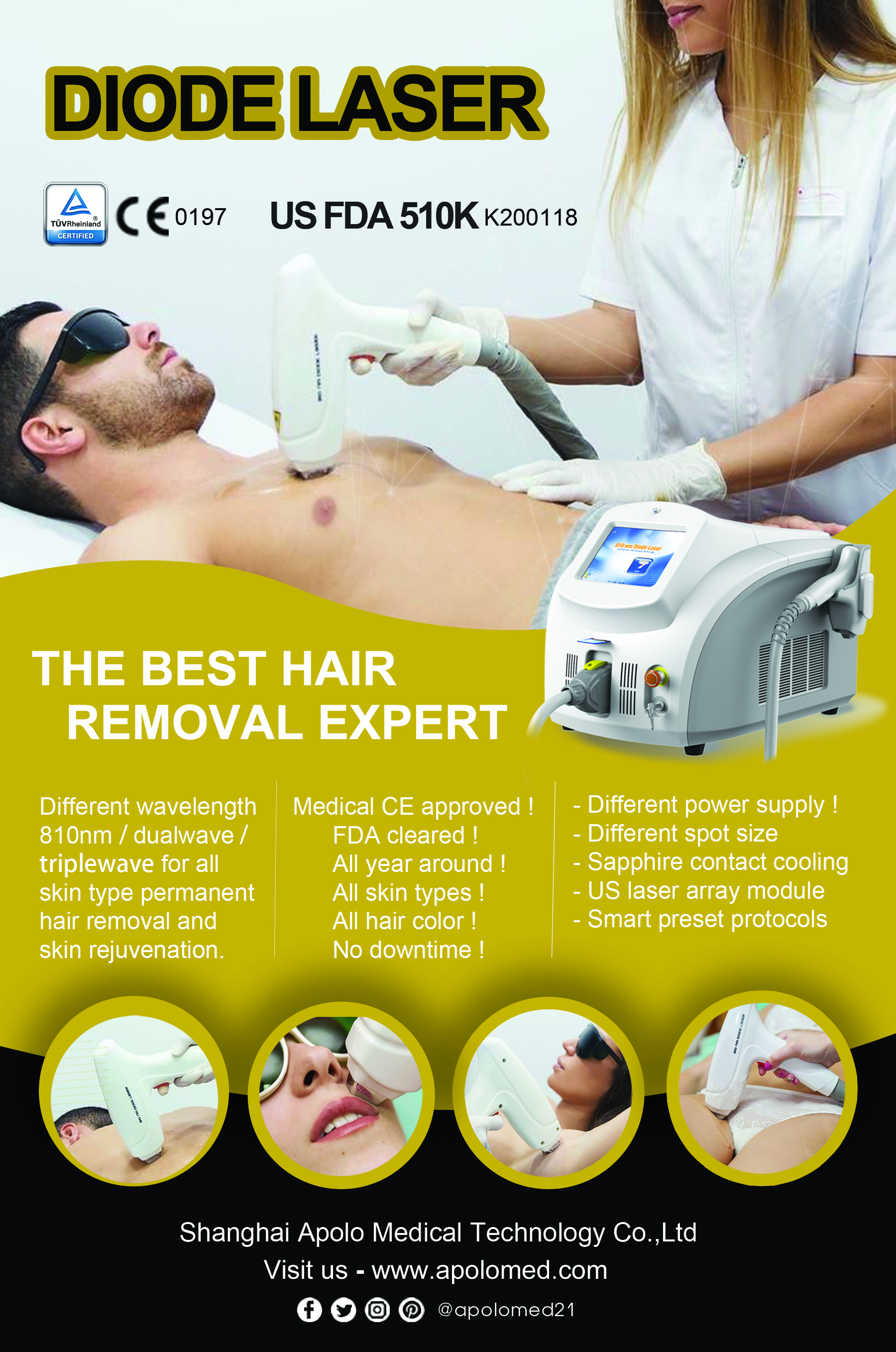 Laser &agrave; diode HS-816