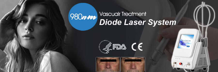 dispositif laser &agrave; diode 980 nm pour retrait vasculaire