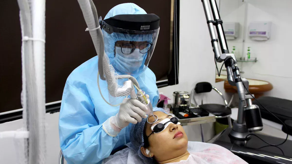 Combien de temps faut-il à une brûlure laser pour guérir