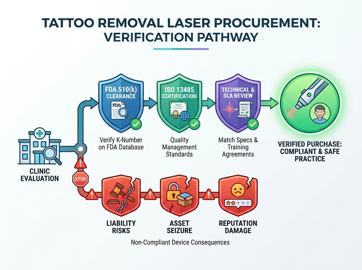 Machine laser de retrait de tatouage picoseconde autoris&eacute;e par la FDA